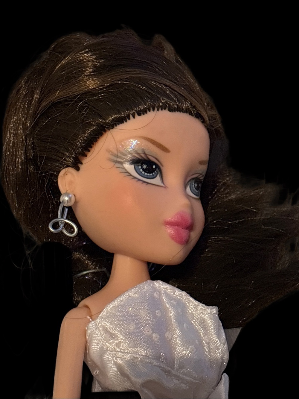 2005 Bratz Katia Redress Fashion Doll with White Dress
